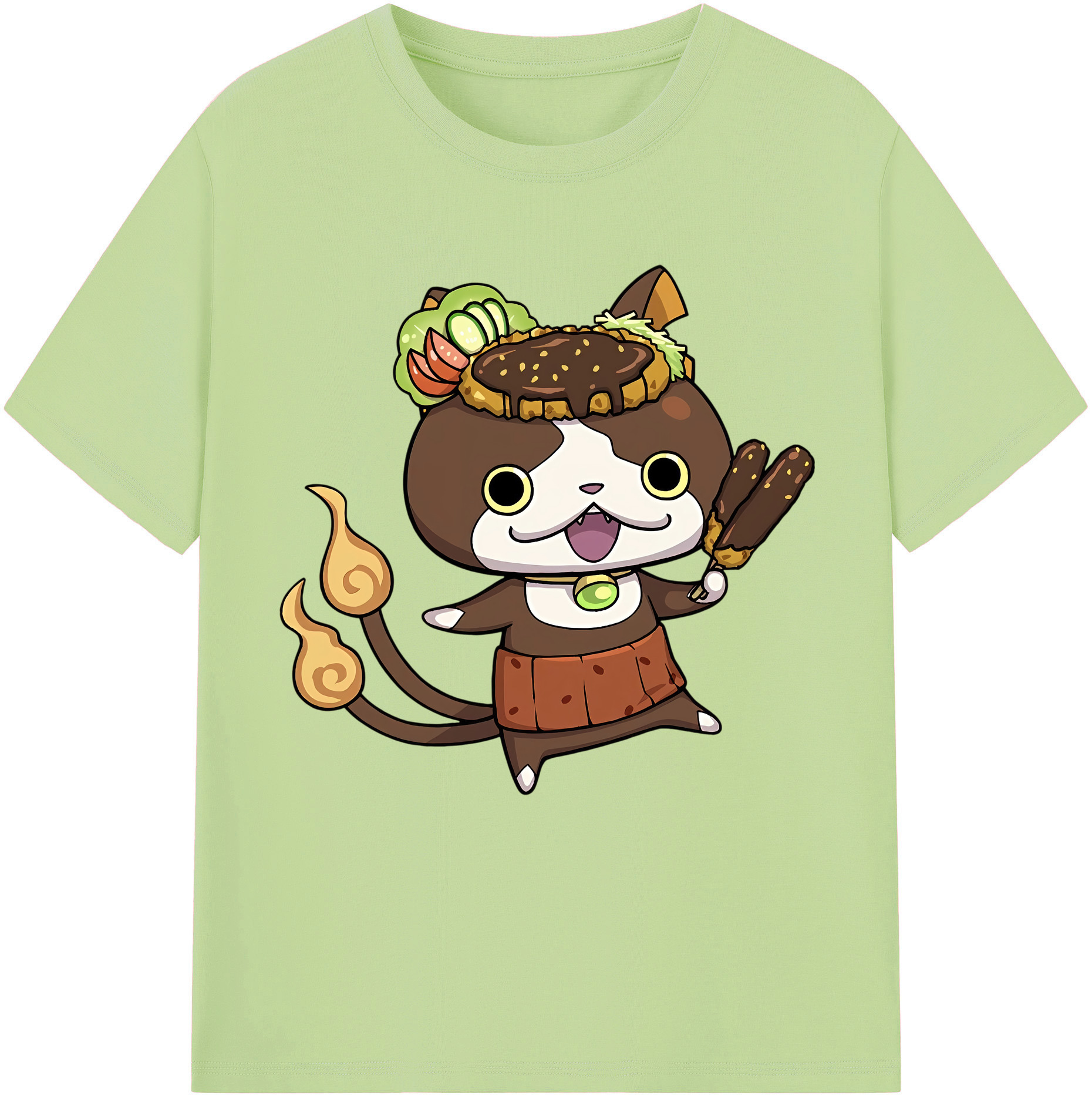 （画像用） 妖怪ウォッチ Yo-kai Watch 綿100％半袖Tシャツ（フロントプリント）